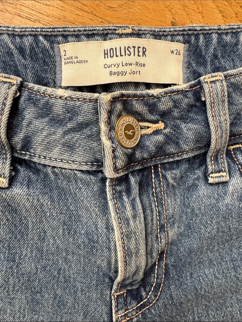 Hollister denim shorts